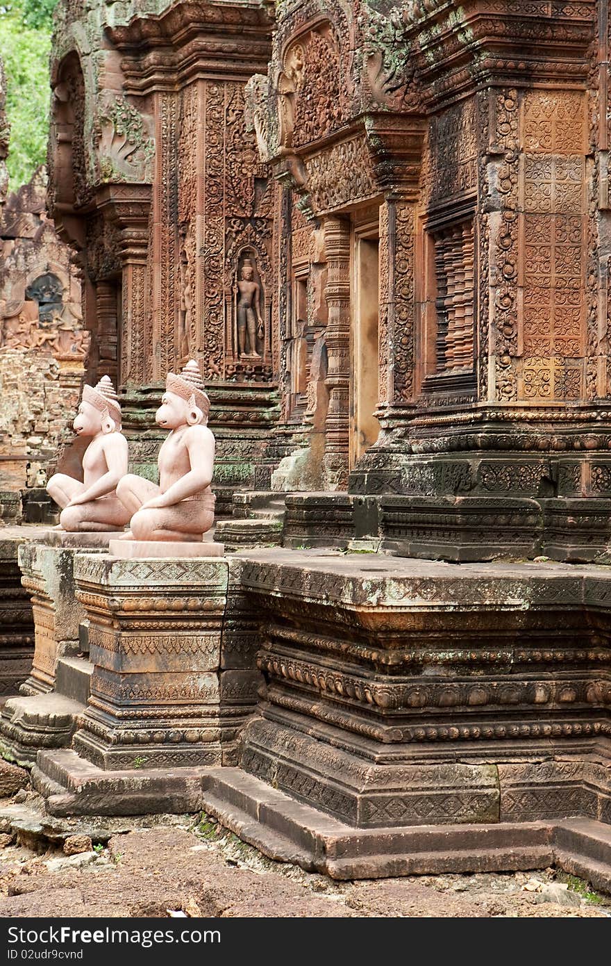 Tempel Banteay Srei in Angkor