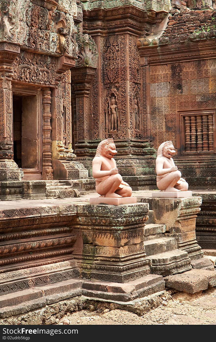 Tempel Banteay Srei in Angkor