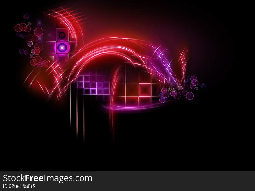 Illustration - abstraction or modern colorful background