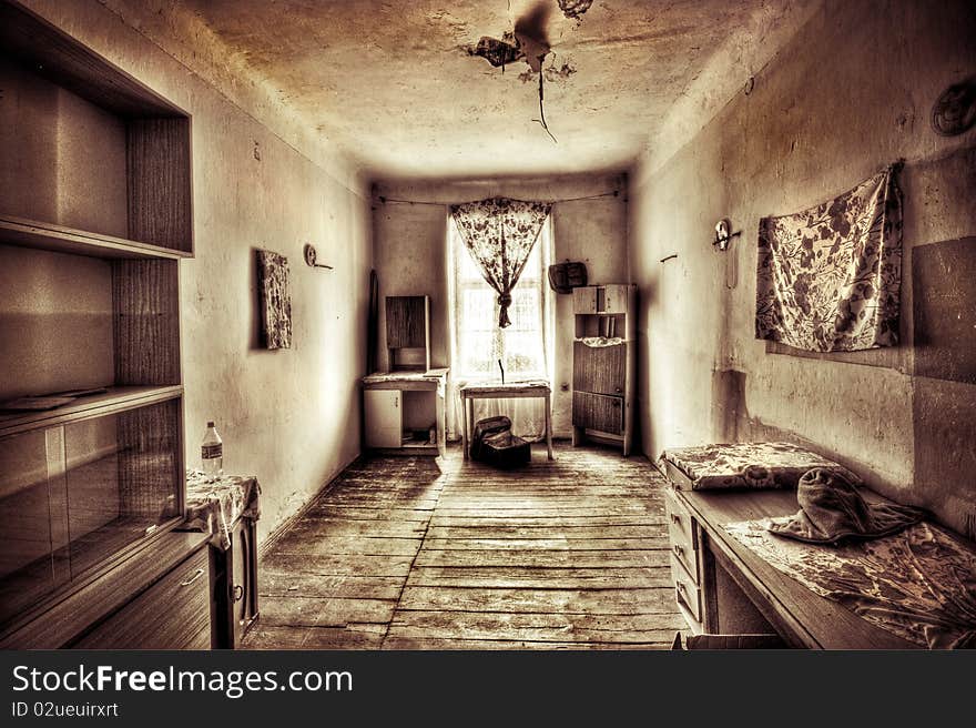 Abandoned apartment