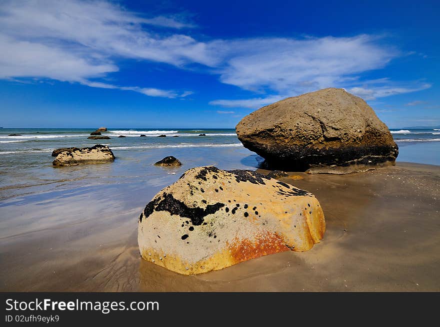 Beach in Maketu, Bay of Plenty