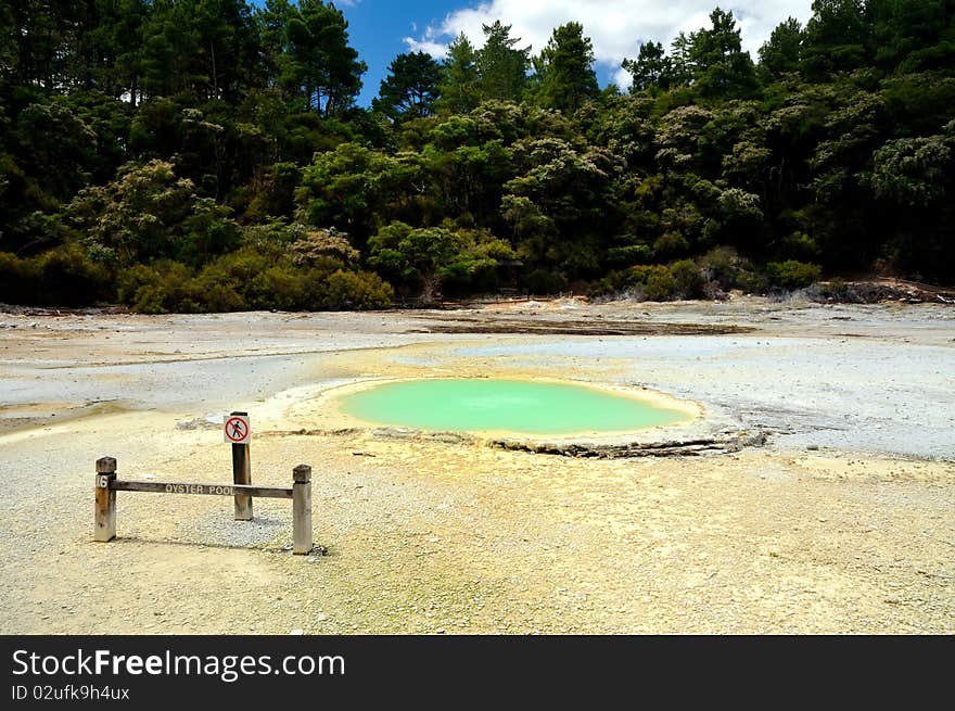 Wai-O-Tapu Thermal Wonderland, Rotorua, New Zealand. Wai-O-Tapu Thermal Wonderland, Rotorua, New Zealand