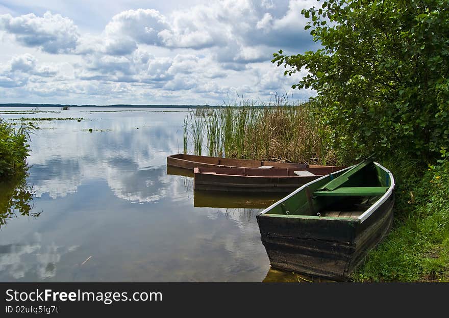 Three boats