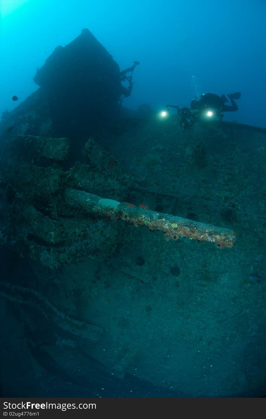 Stern of the SS Thistlegorm