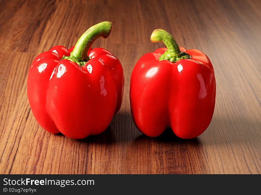 Red peppers