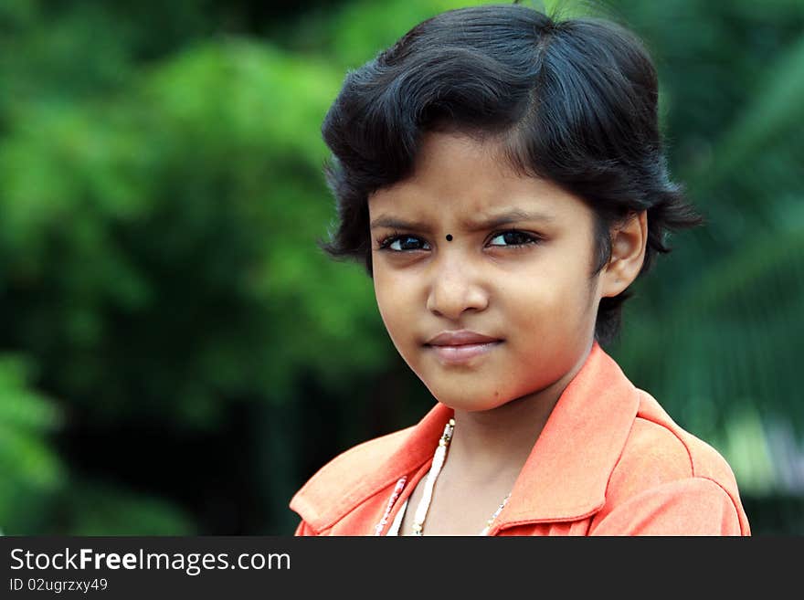 Portrait of Indian Teenage Girl