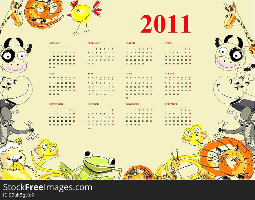 Calendar  For 2011