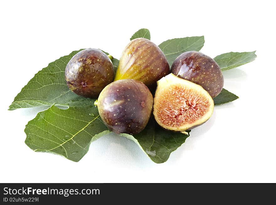 Freshly picked figs