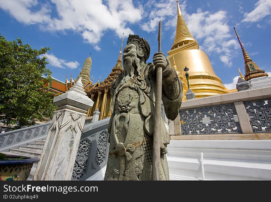 Wat prakaew, landmark of thailand. Wat prakaew, landmark of thailand