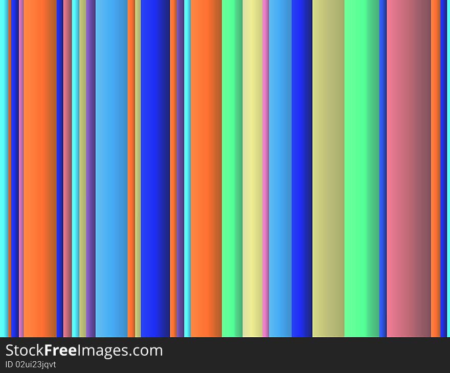 Multicoloured stripe pattern for wrapping paper or fabrics. Multicoloured stripe pattern for wrapping paper or fabrics