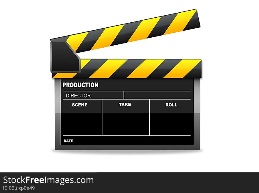 Isolated  clapboard