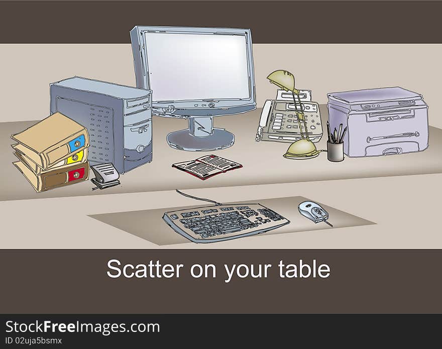 Scatter on you table