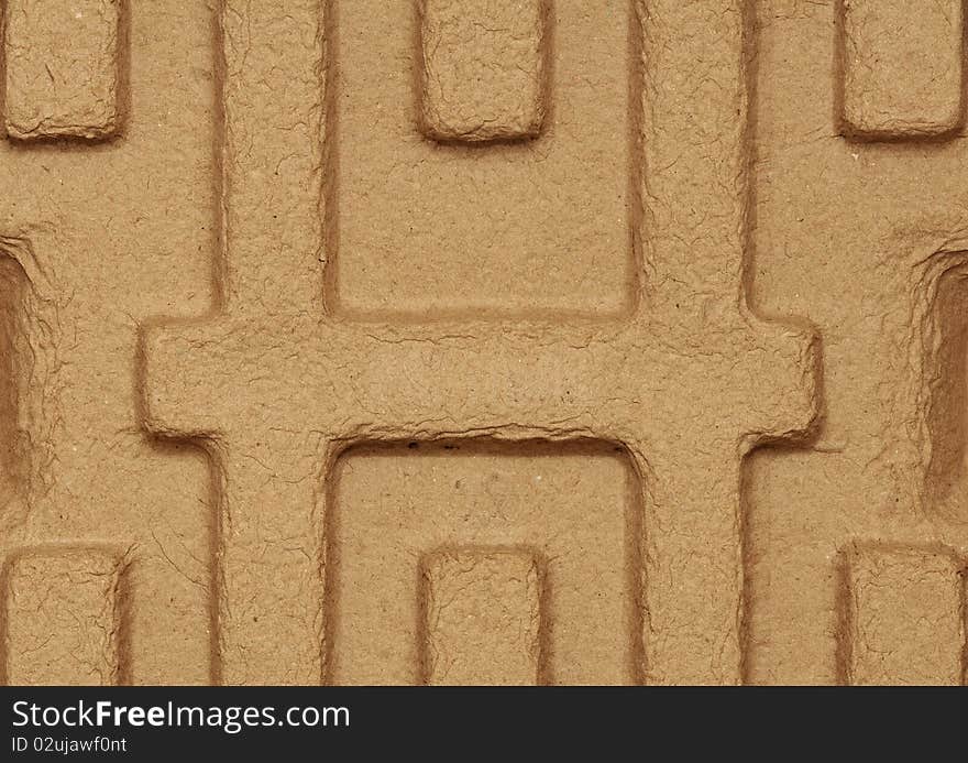 Texture of cardboard