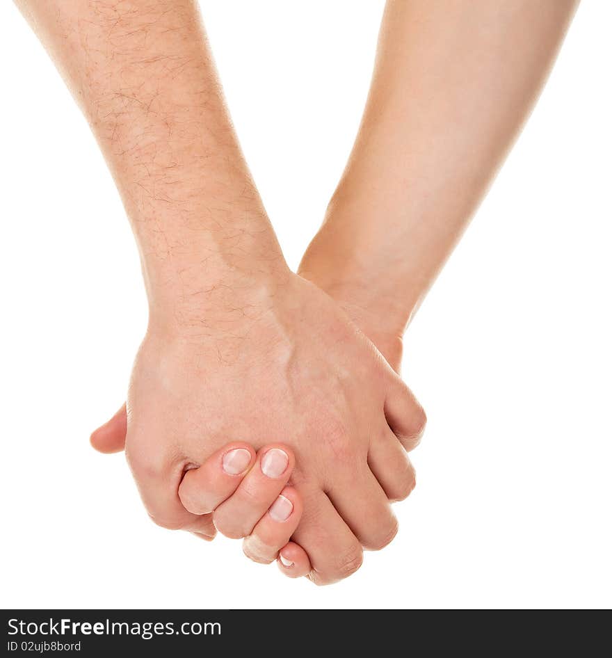 Male and female hands (palms)