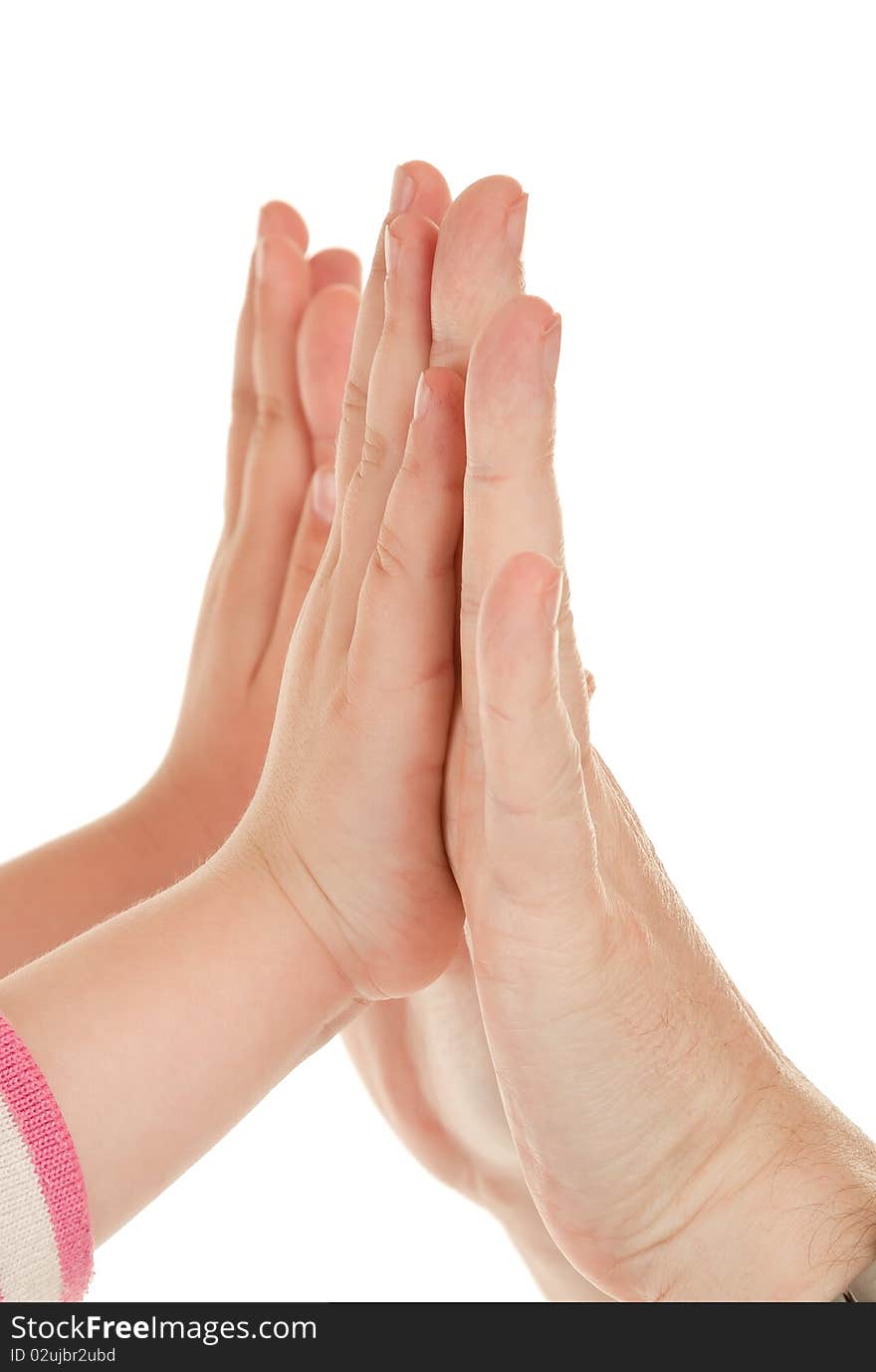 Adults And Children S Hands