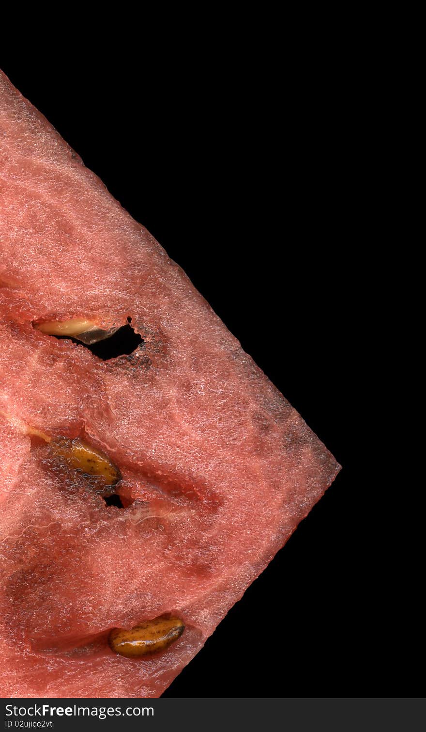 Slice watermelon closeup