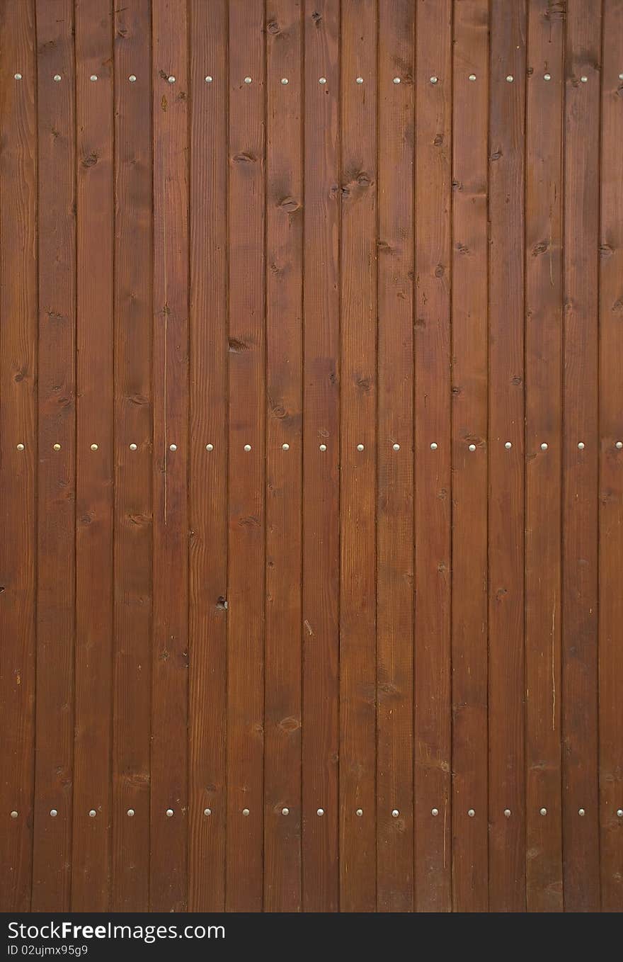 Wooden gate detail