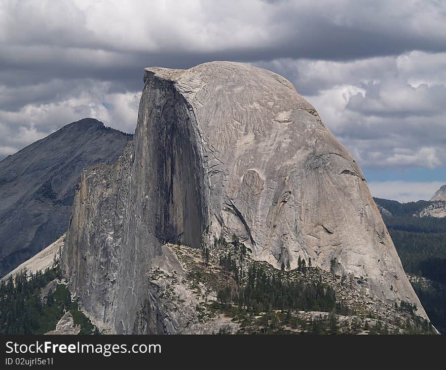 Half Dome in Yosemite National Park, California