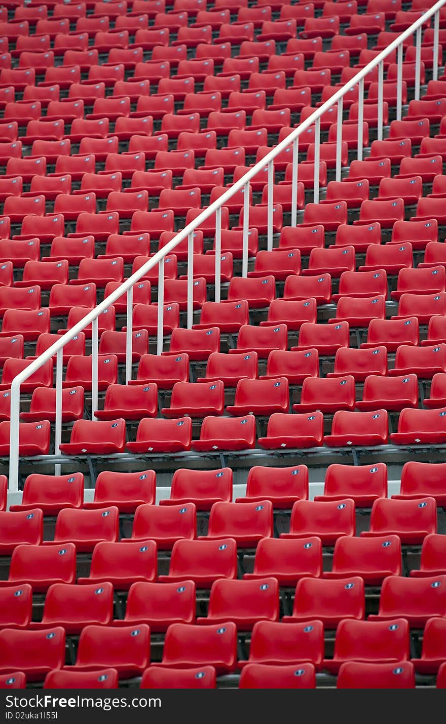 Bench Seat of Weifang football field. Bench Seat of Weifang football field.