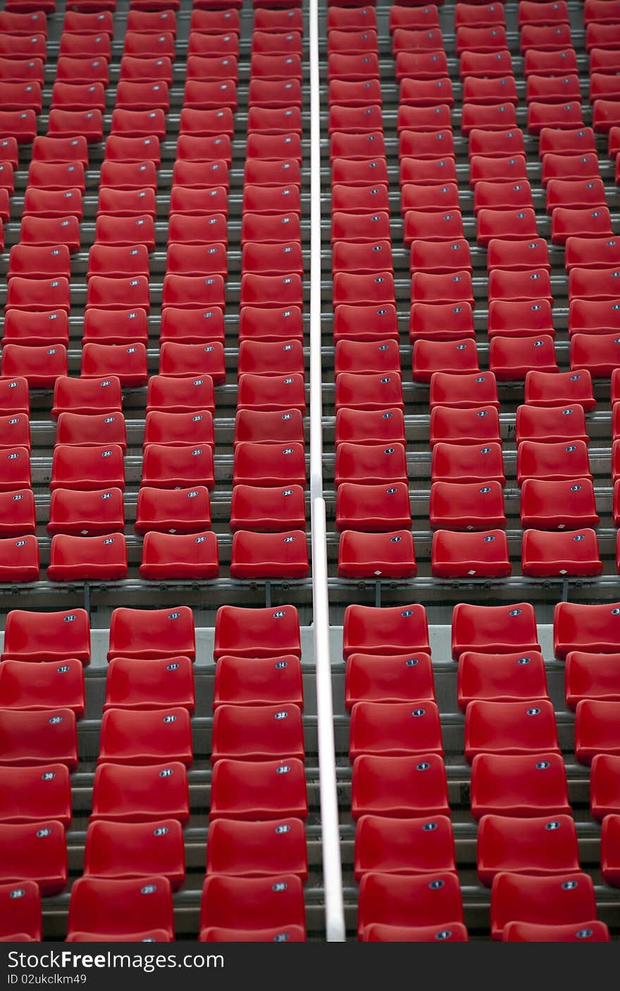 Bench Seat of Weifang football field. Bench Seat of Weifang football field.