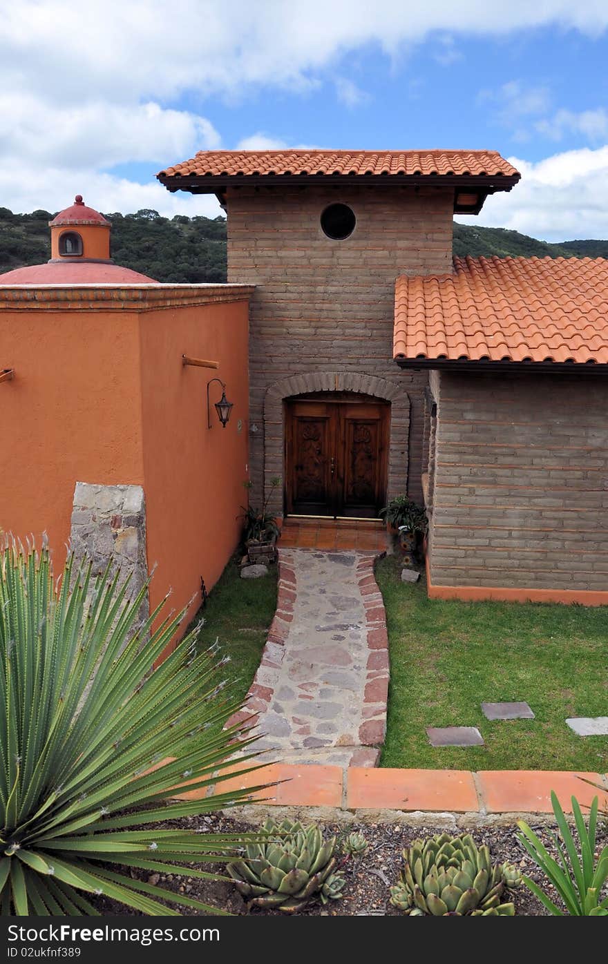 A beautiful country side house in Mexico. A beautiful country side house in Mexico