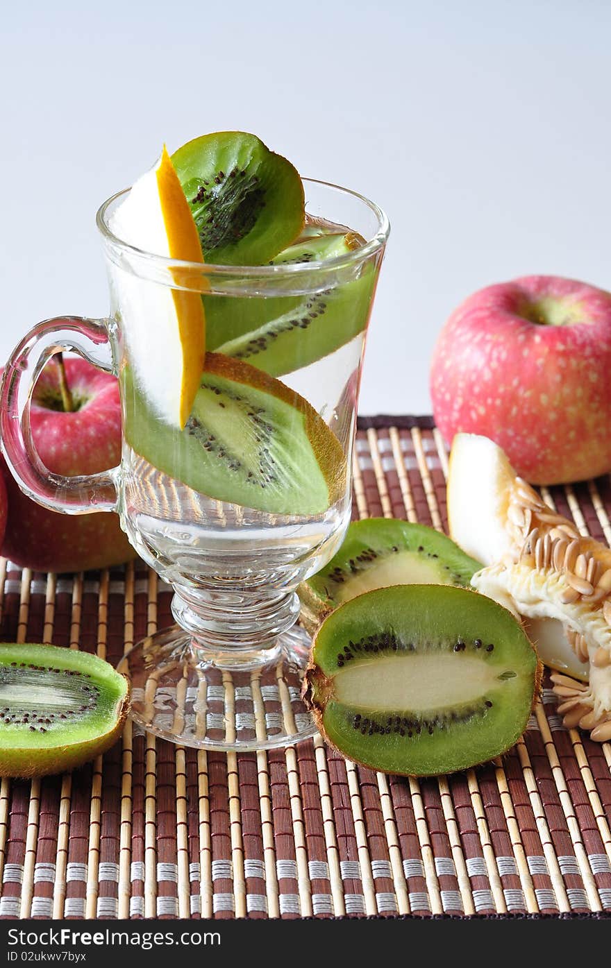 Kiwi, Apples And Melon