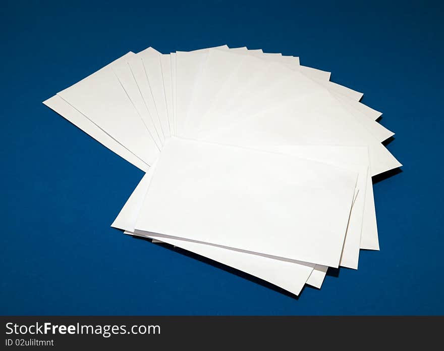 This is a image of a white envelopes.