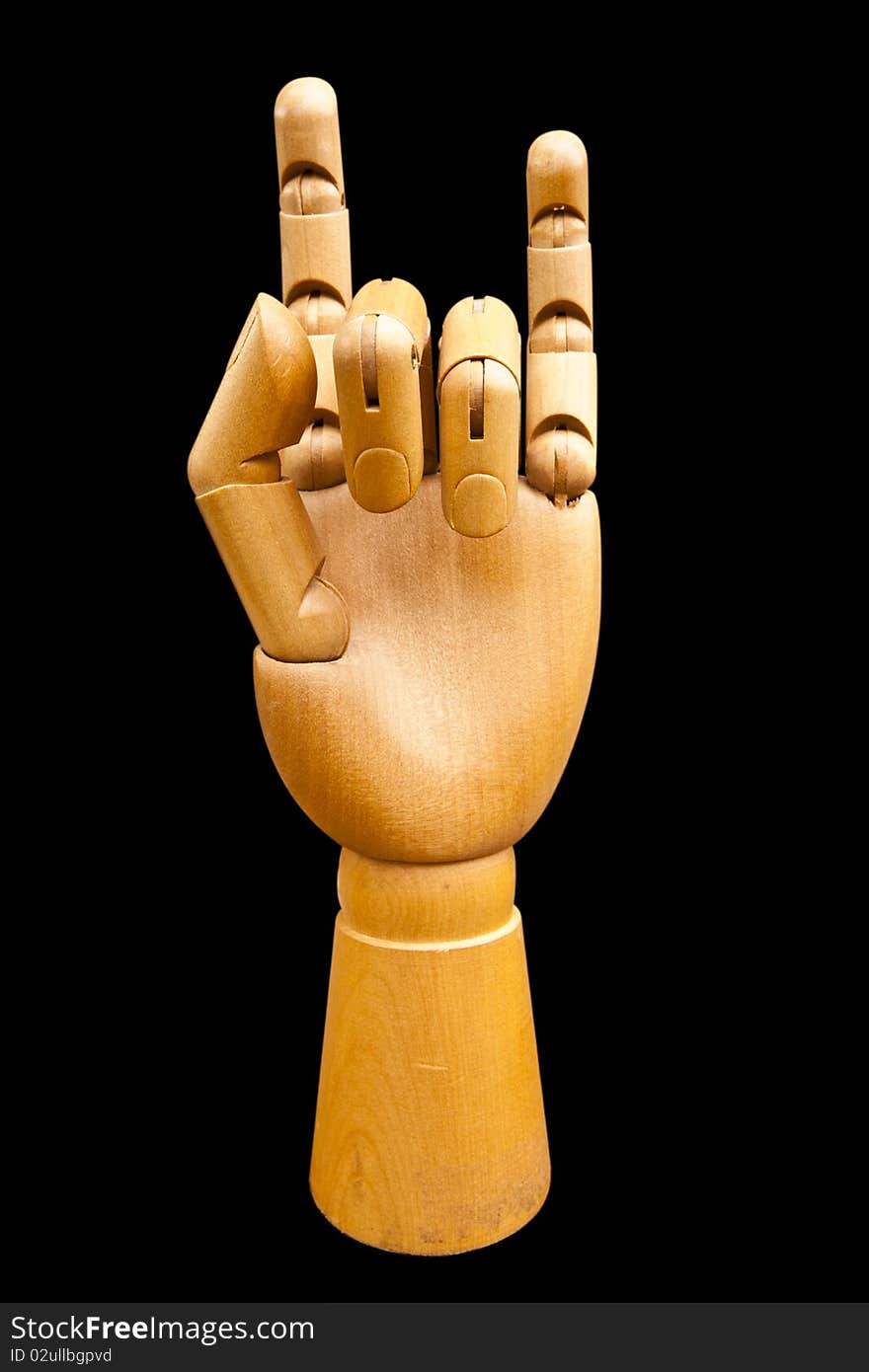 Wooden hand