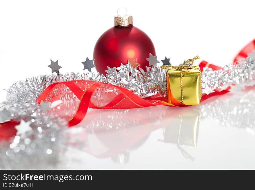 Christmas Decoration on a white background