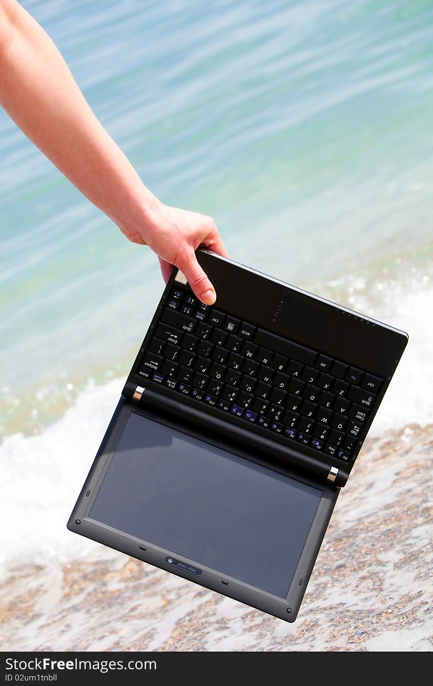 Net book At The Beach