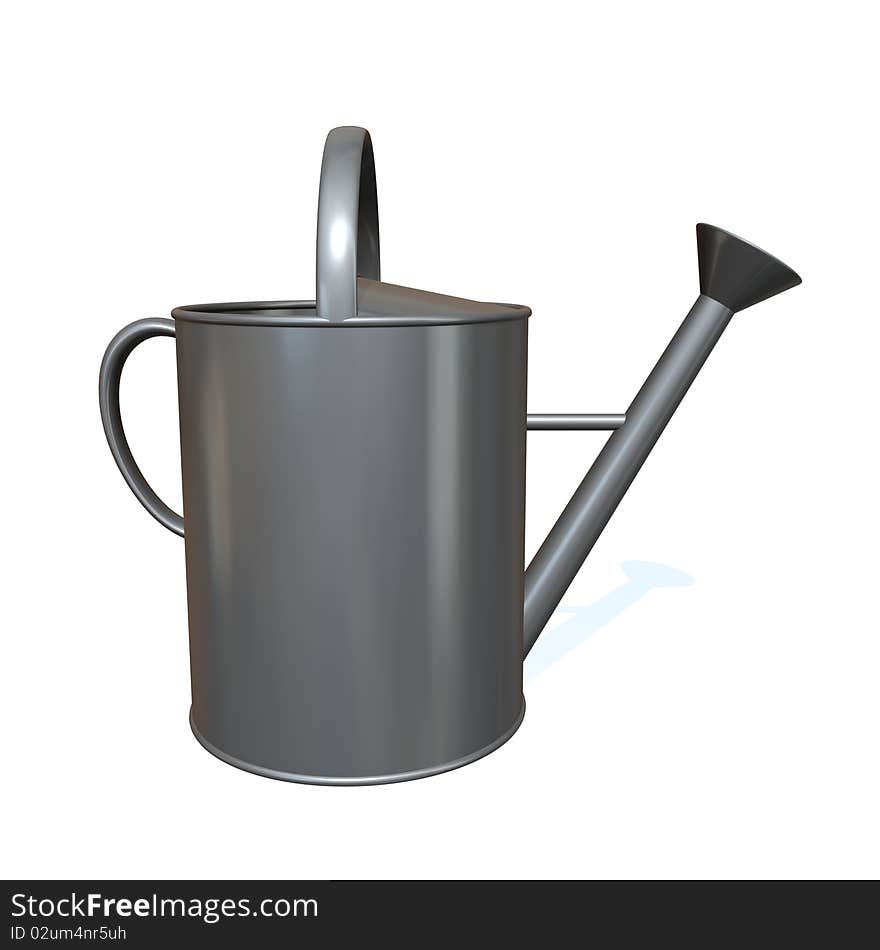 Illustration of jug on white