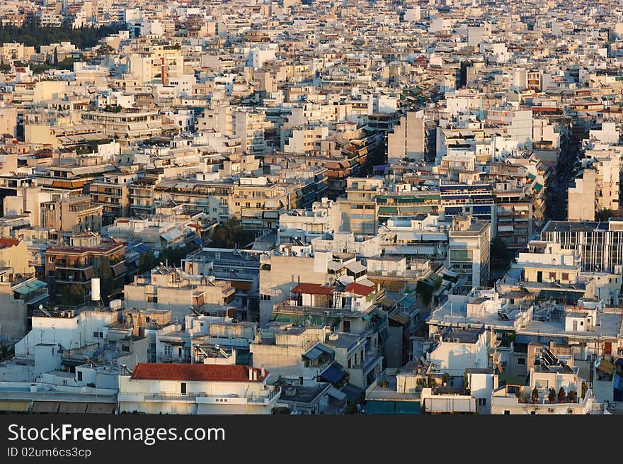 Roofs of Athens,Greece