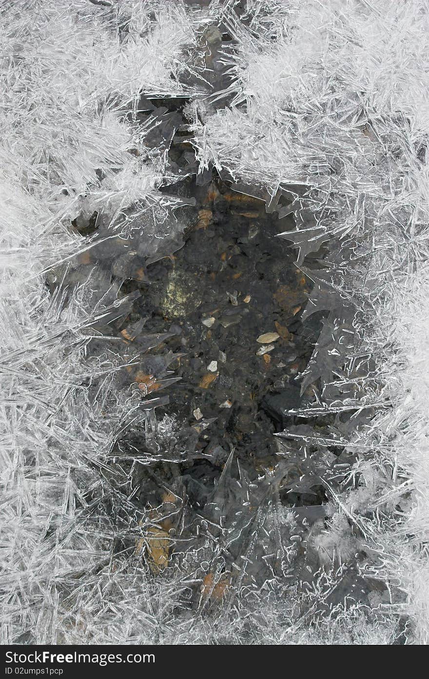 Natural ice pattern in glacier ice. Natural ice pattern in glacier ice