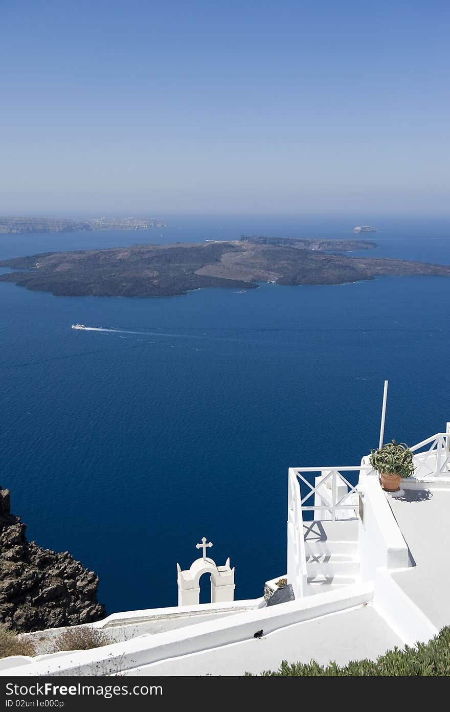 Church bells on Santorini island