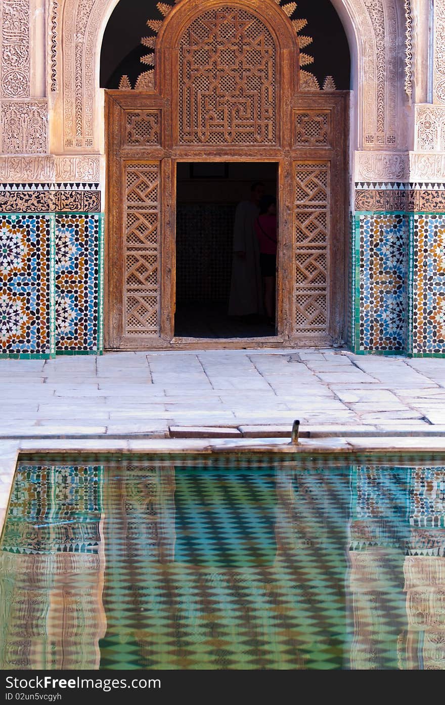 Madrassah Ben Youssouf, in Marrakech (Morocco)