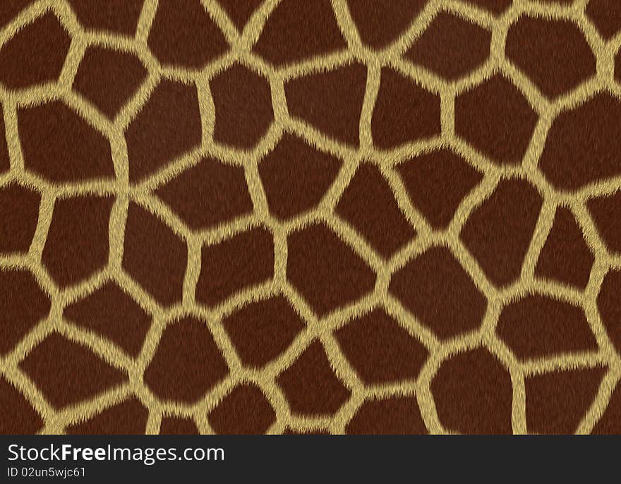 Giraffe Skin Texture