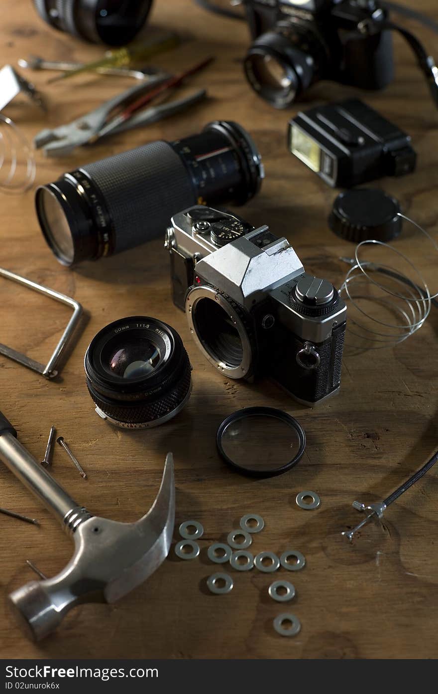 Camera and lenses are spoilt beyond repair. Camera and lenses are spoilt beyond repair