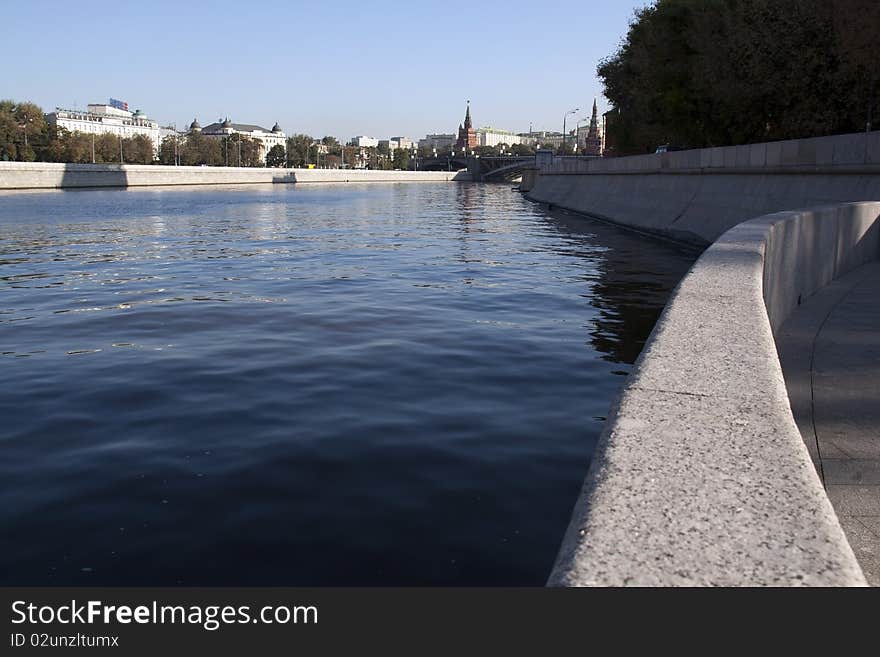 Views of the Kremlin. Embankment. Views of the Kremlin. Embankment