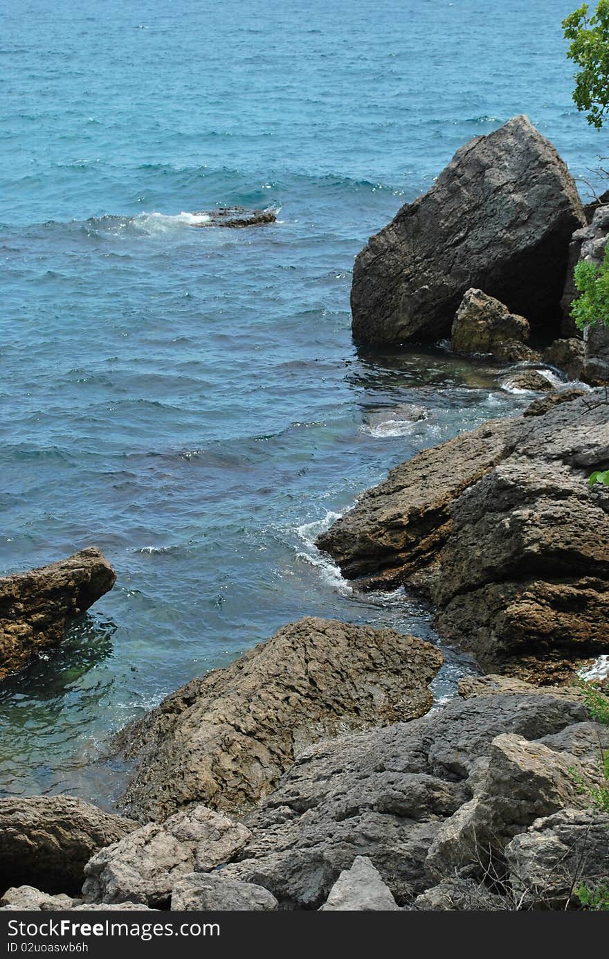 The coast of Crimea