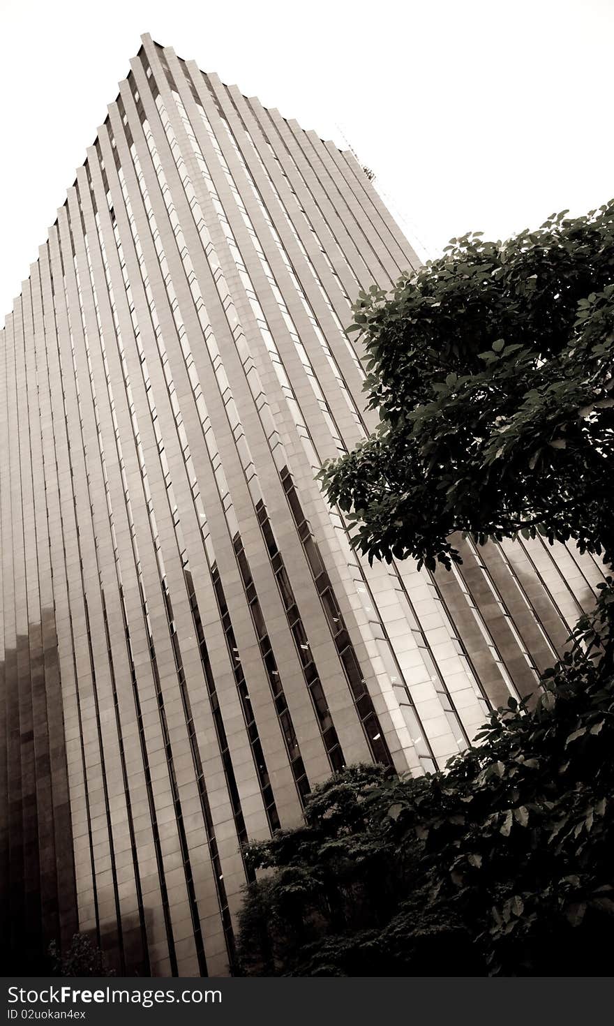 Office building on the financial boulevard of Sao Paolo, Brazil. Office building on the financial boulevard of Sao Paolo, Brazil.