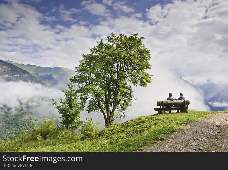 This image shows a view of the Vanoise National Park