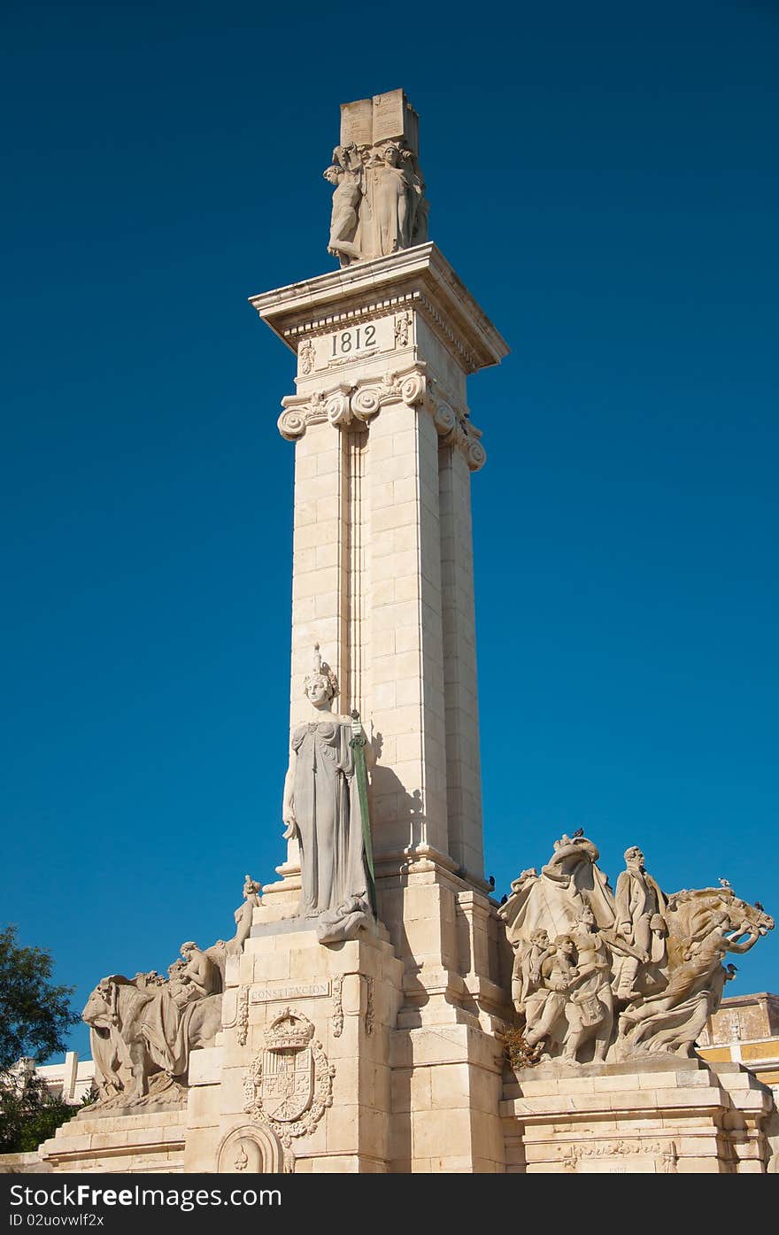 Commemoration of the first Spanish constitution, promulgated in Cadiz. March 19, 1812