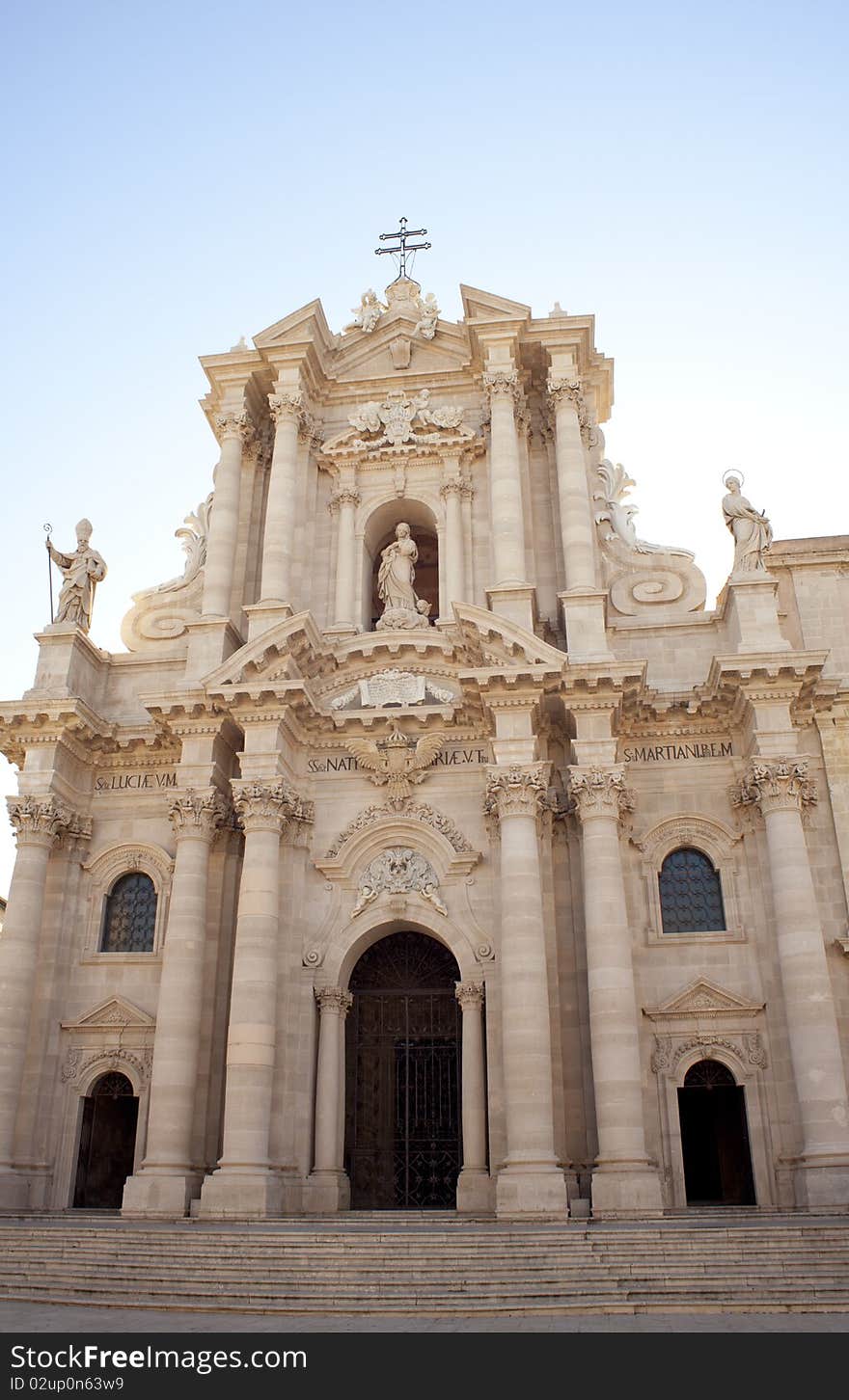 View of The Siracusa Cathedral