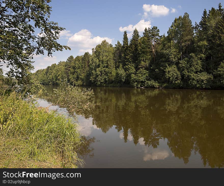 The River Chusovaja. Sverdlovsk Area.