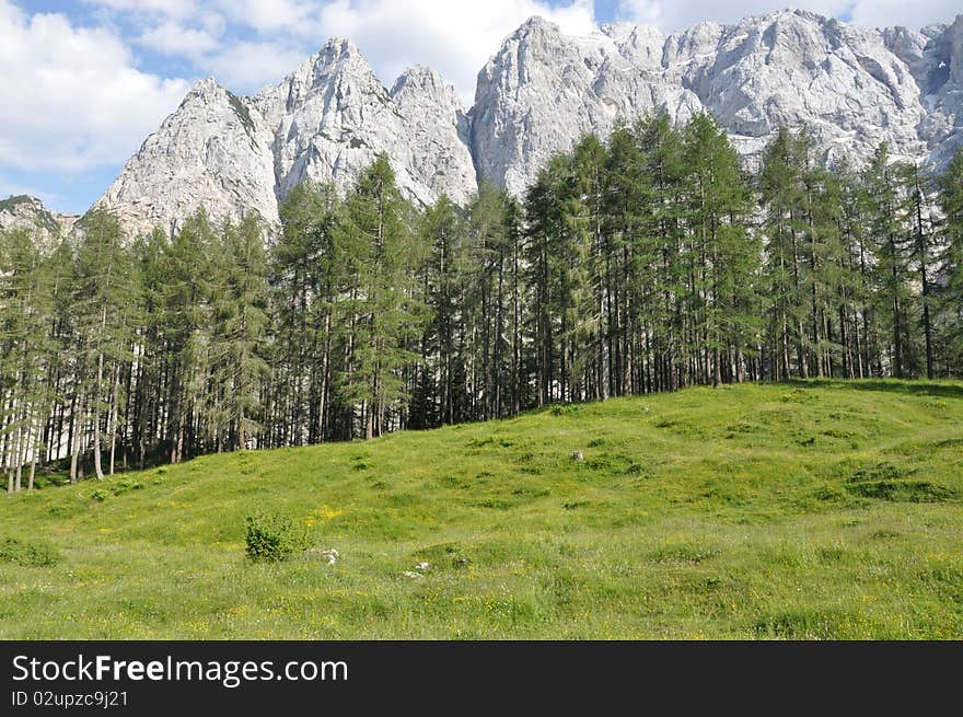 National Park Triglav, in Eslovenia