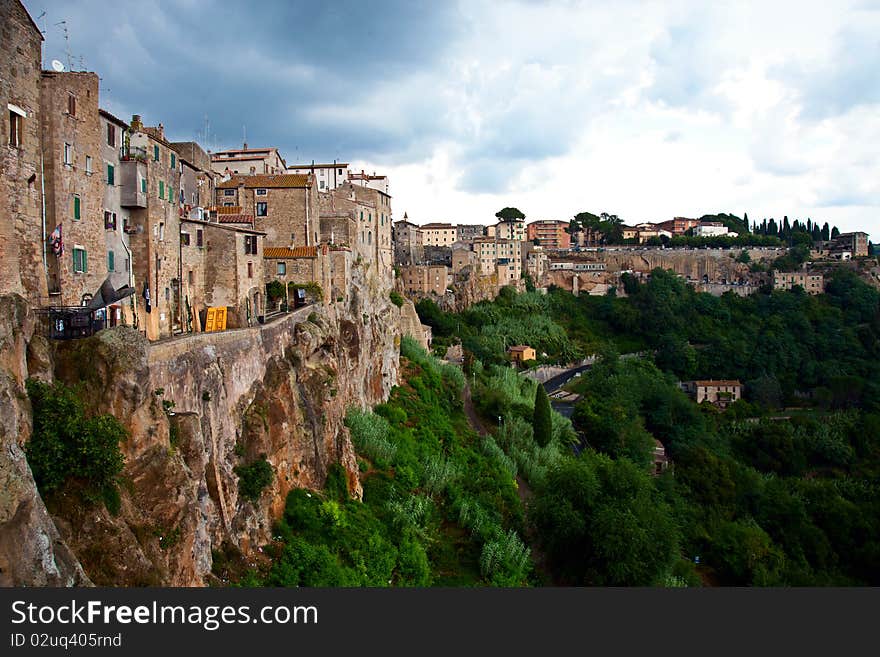 Houses on the rocks