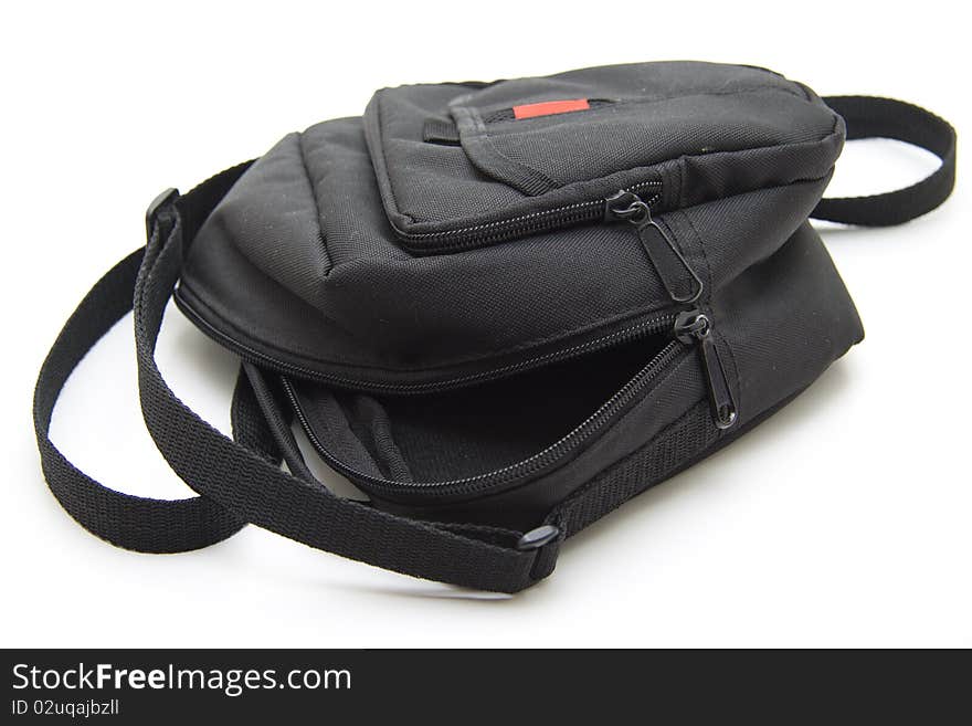 Black camera bag