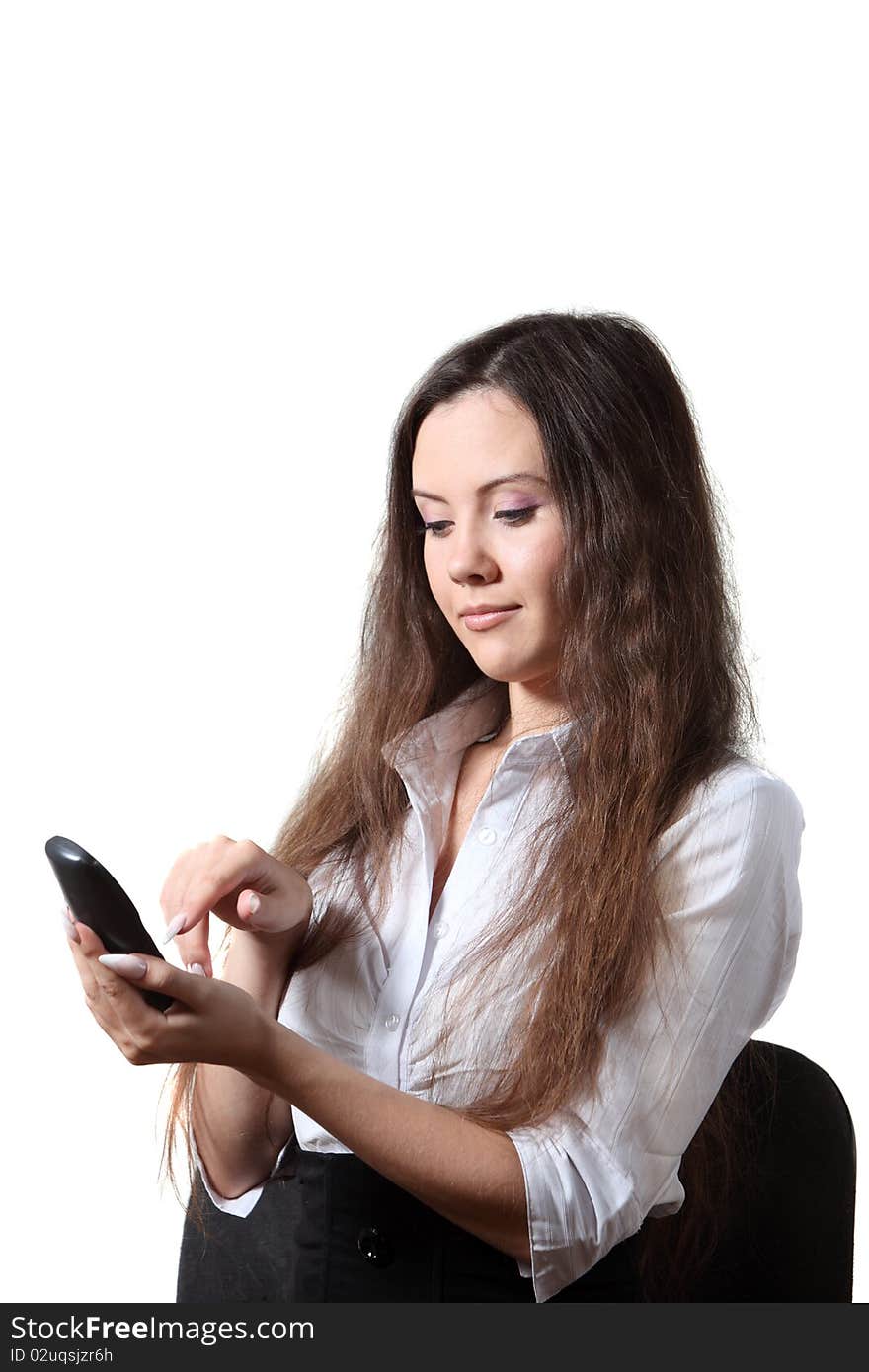 Businesswoman With A Phone