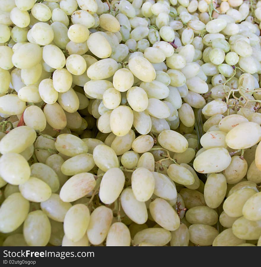 White grapes.