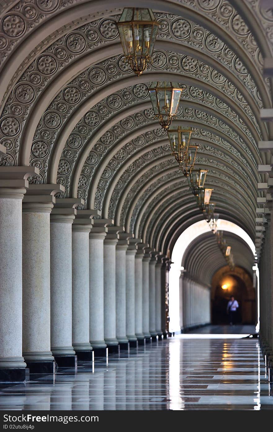 Gothic Style Arc walk way. Gothic Style Arc walk way